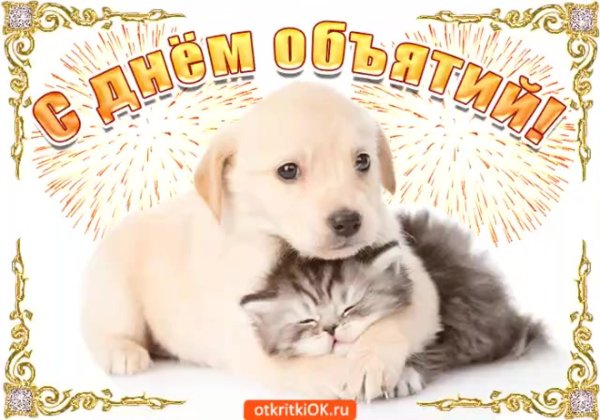 открытка с днем обнимашек