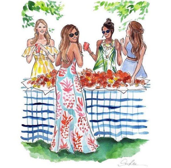 фэшн иллюстрации