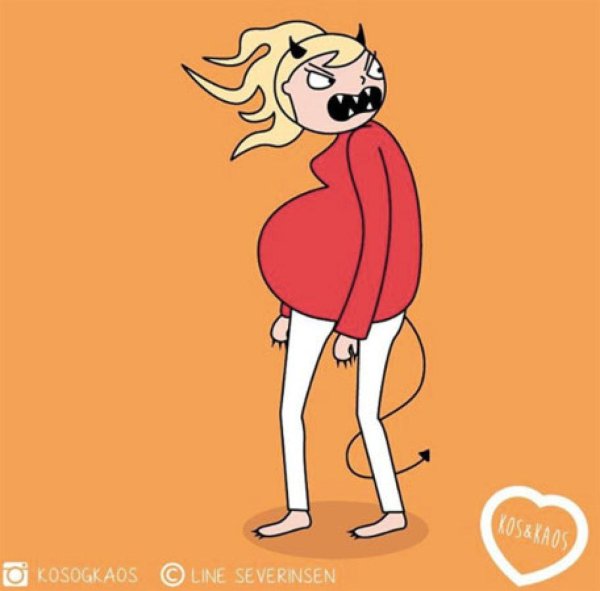 смешные рисунки беременных