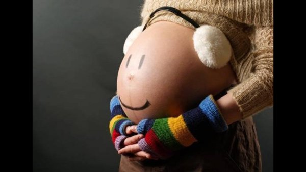 беременные животики