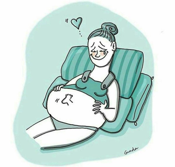 беременная женщина юмор