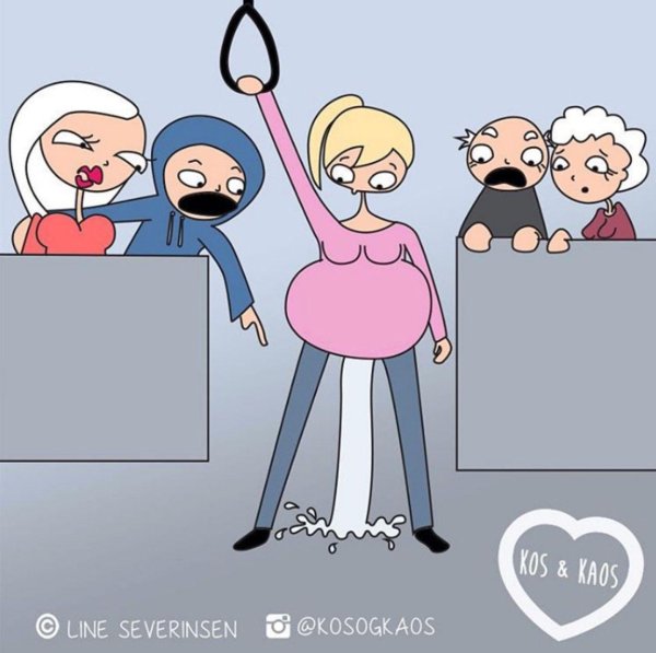 беременная комикс