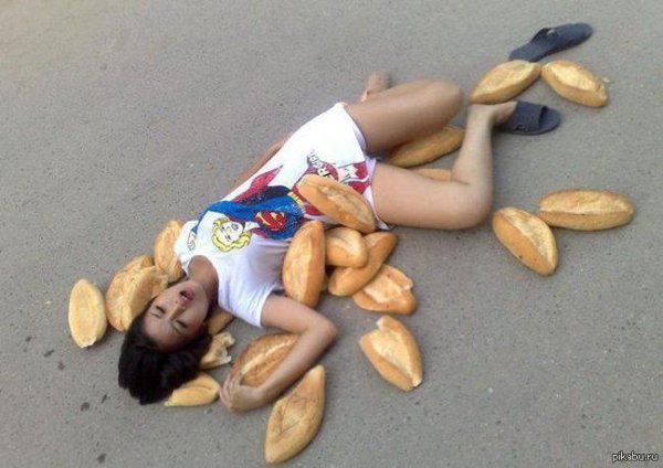 булочки девушек