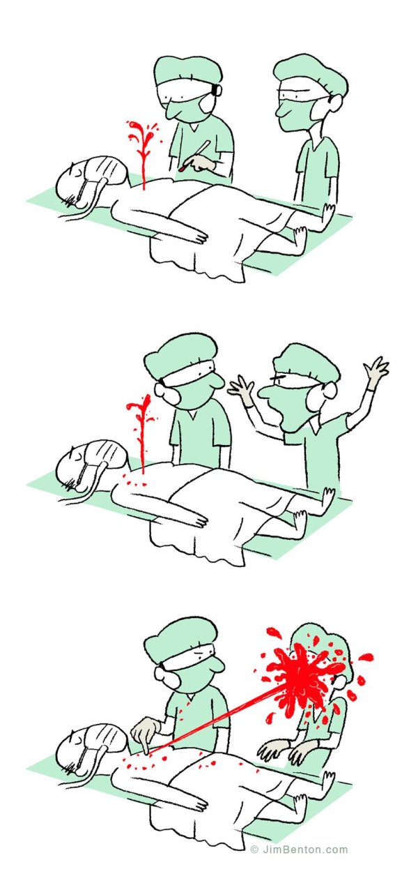 хирурги черный юмор