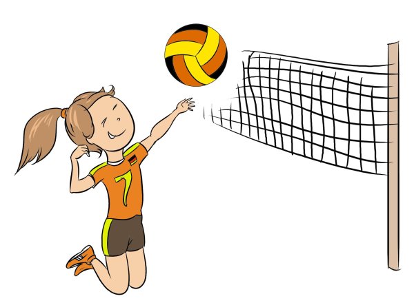 волейбол рисунки
