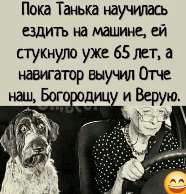 научитесь водить машины