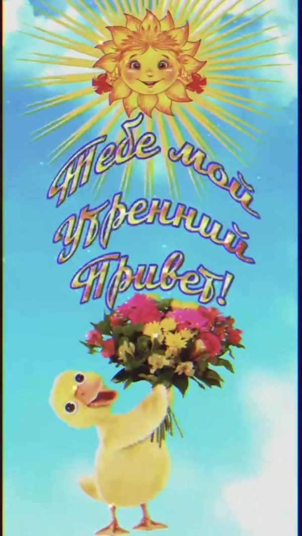 утренний приветик