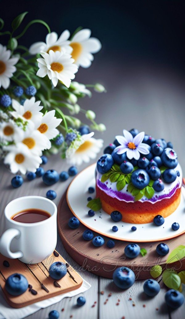 черничный торт