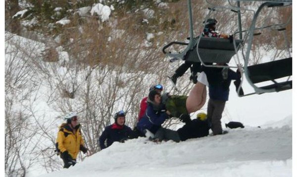 горнолыжник прикол