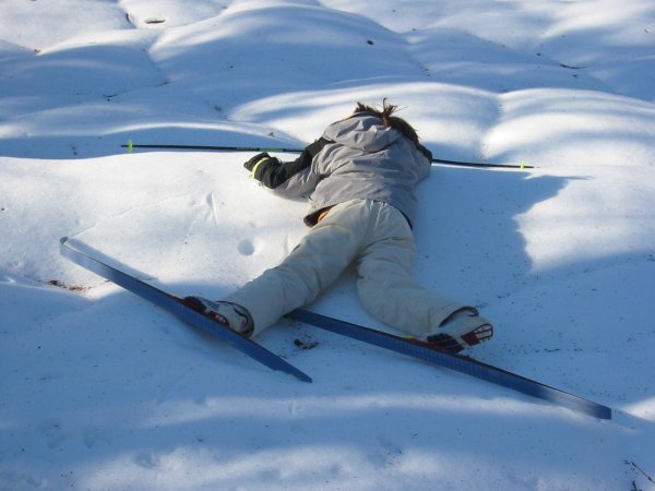 утро на лыжах