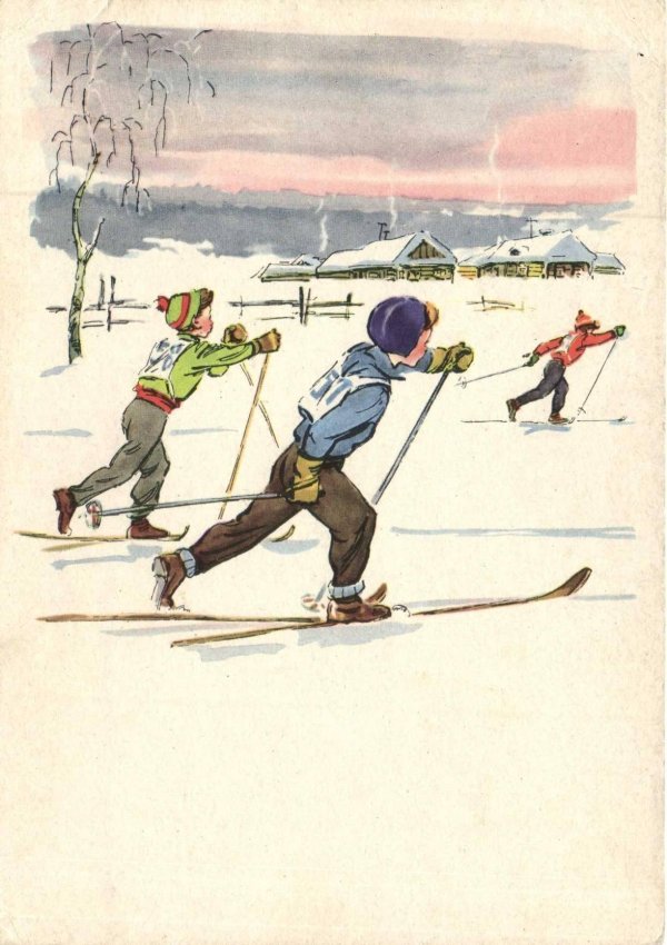 открытка ссср