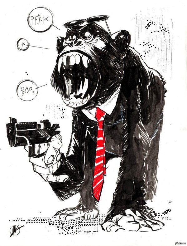 Обезьяна с гранатой