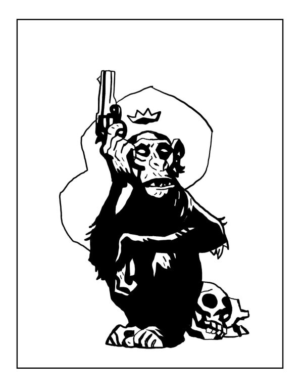 Обезьяна с гранатой