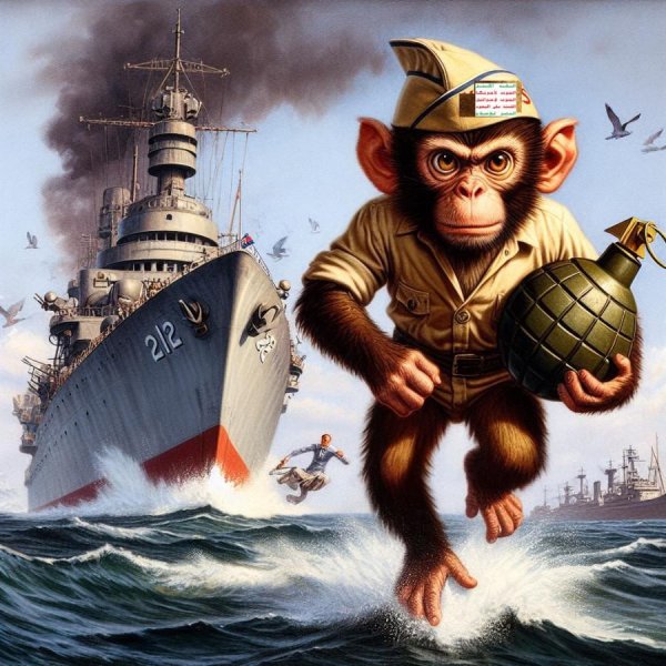 мартышка с гранатой