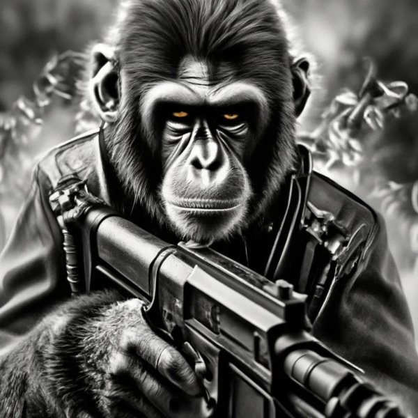 обезьяна тату эскиз