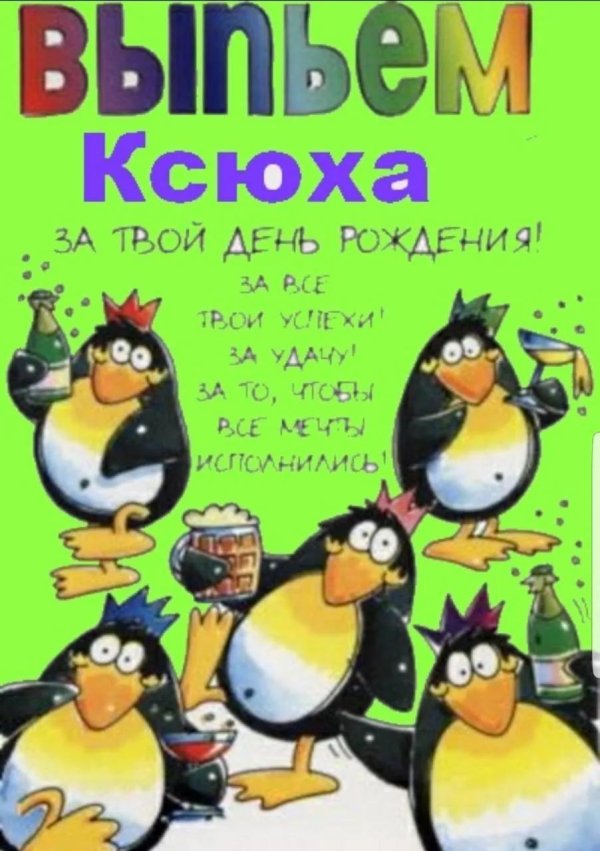 с днём рождения ксюха прикольные и смешные поздравления