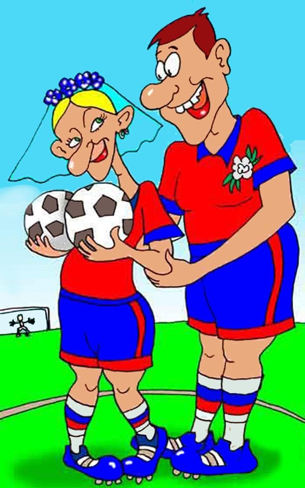 спортивный комментатор карикатура