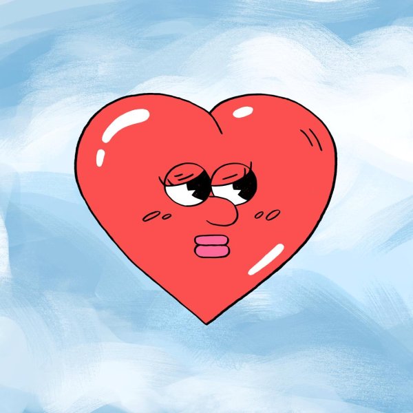 сердечки мультяшные