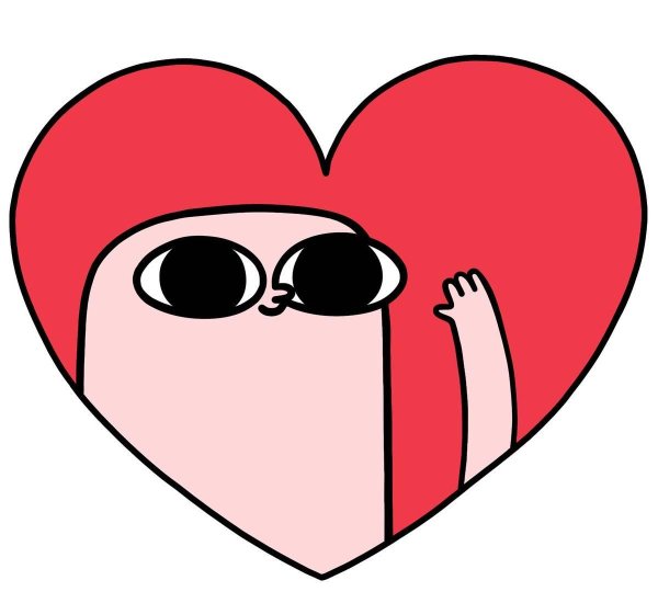 стикер сердечка