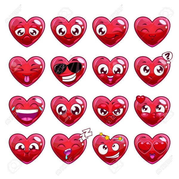 стикер сердечка