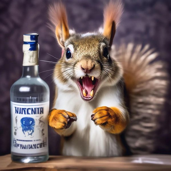 алкогольная белочка