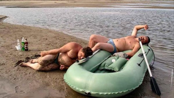 пьяные рыбаки