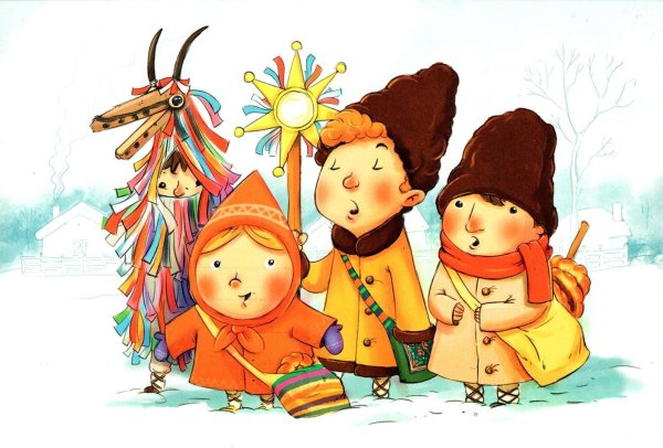 рисунки колядки