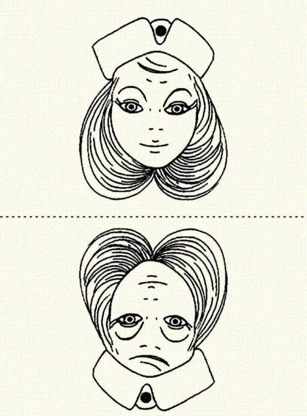 раскраска перевертыш