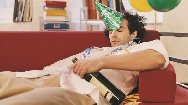 после праздника