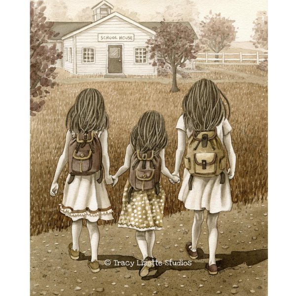 сестра рисунок