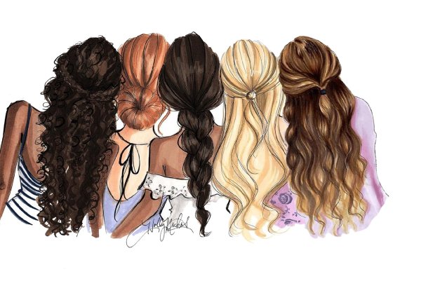 подруги мультяшные