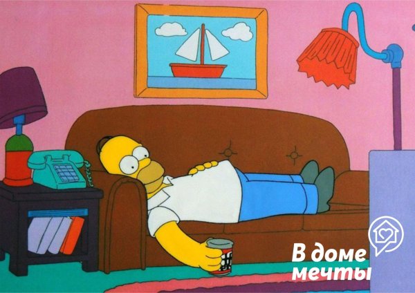 симпсоны на диване