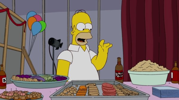 симпсоны еда