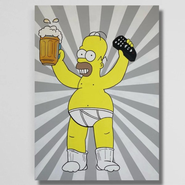 симпсон с пивом
