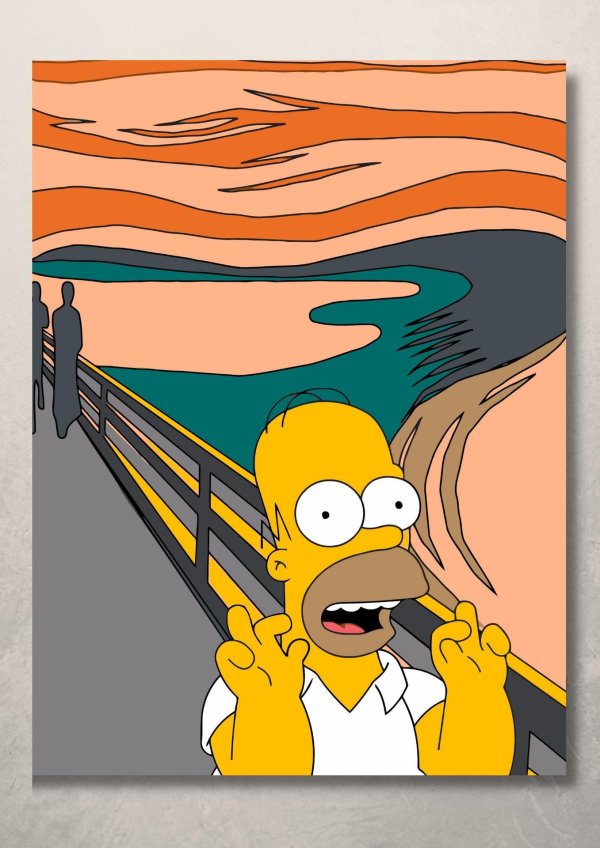 картина из симпсонов