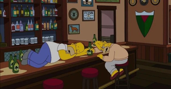 симпсоны бармен