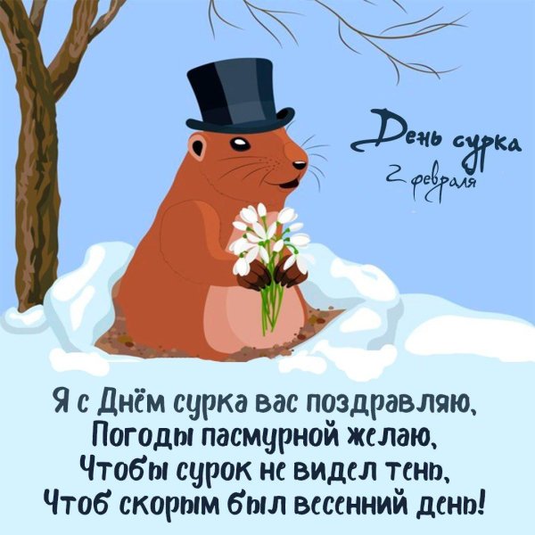 день сурка поздравления