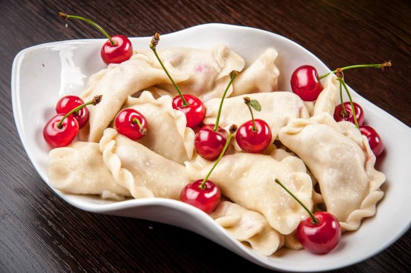 рецепт вареников с вишней