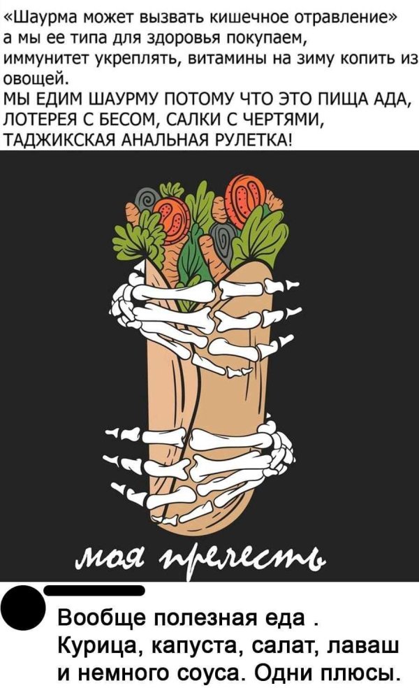 шаверма иллюстрация