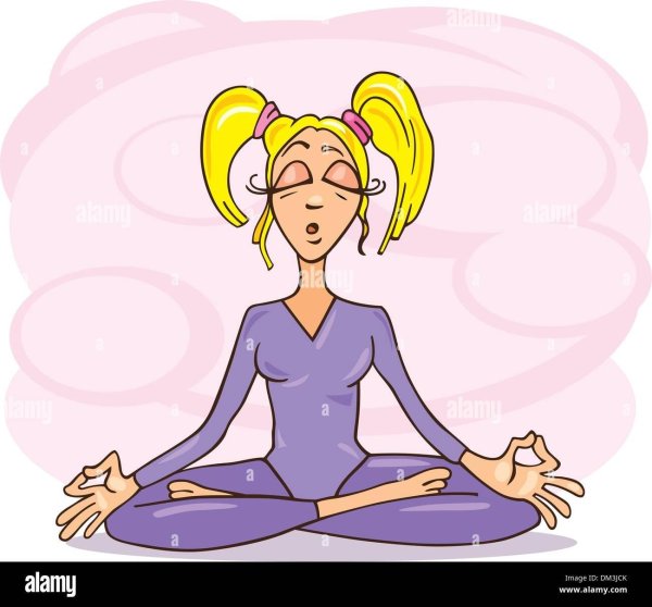 медитация карикатура