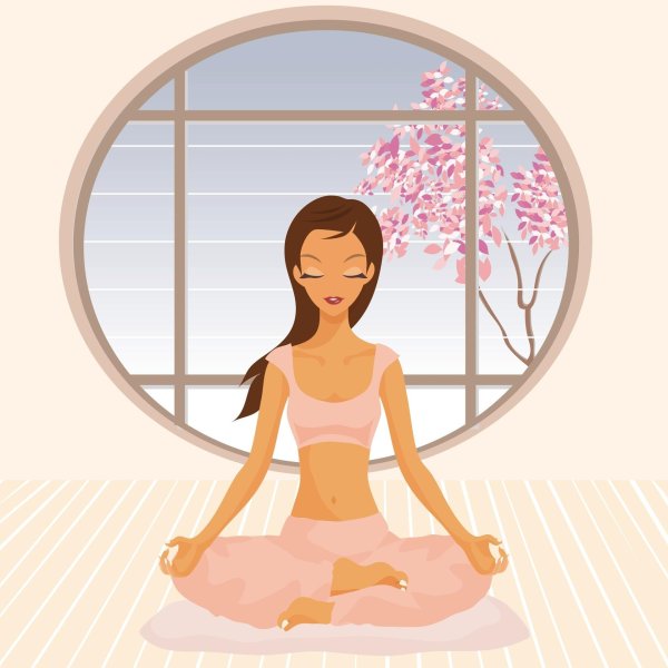 йога иллюстрации