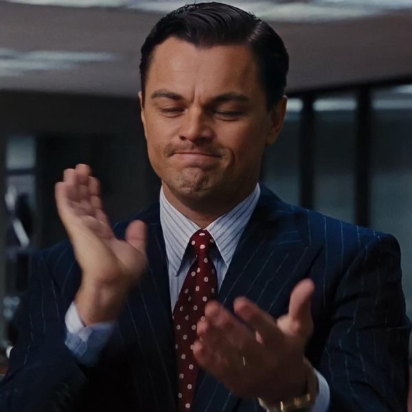 леонардо ли уаприо хлопает