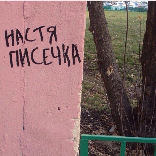 надписи на заборах