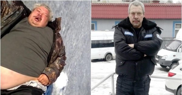 толстый бомж