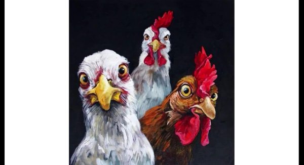 курочки в живописи