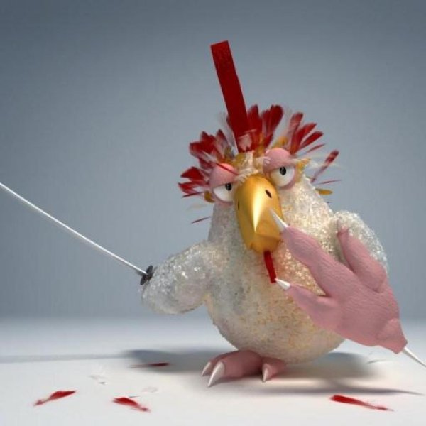 петух смешной