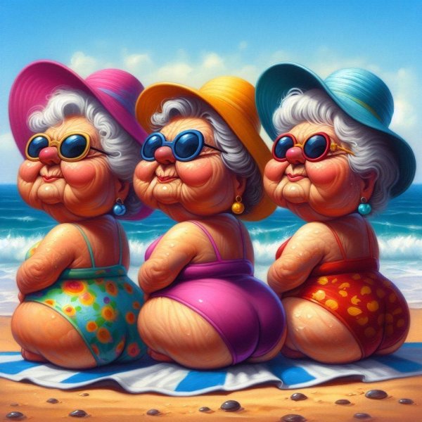 бабушка иллюстрация