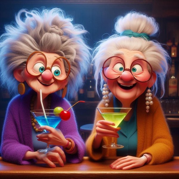 веселые подруги