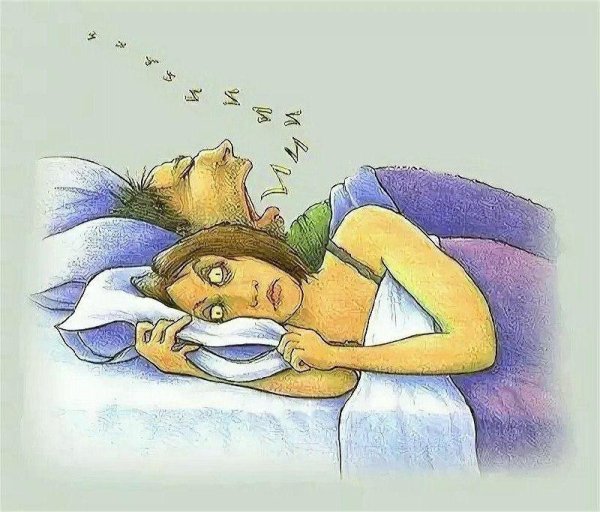 если муж храпит