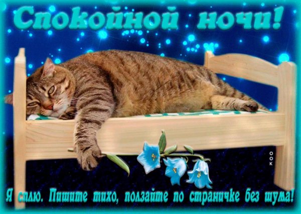 воскресные открытки спокойной ночи